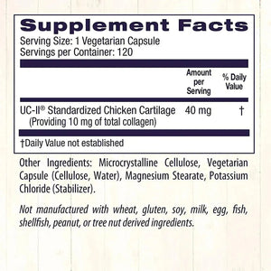 HEALTHY ORIGINS - Healthy Origins UC-II 40Mg. 120 Capsulas - The Red Vitamin MX - Suplementos Alimenticios - {{ shop.shopifyCountryName }}