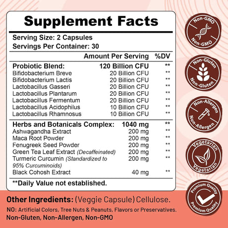 TREHEALTT - Trehealtt Menopause Probiotic 60 Capsulas - The Red Vitamin MX - Suplementos Alimenticios - {{ shop.shopifyCountryName }}