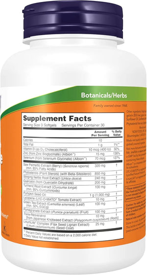 NOW SUPPLEMENTS - NOW Supplements Prostate Health 90 Capsulas Blandas - The Red Vitamin MX - Suplementos Alimenticios - {{ shop.shopifyCountryName }}