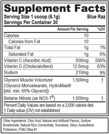 EVLUTION - EVL PumpMode Nitric Oxide Powder Blue Raz 30 Servicios 126Gr. - The Red Vitamin MX - Suplementos Alimenticios - {{ shop.shopifyCountryName }}