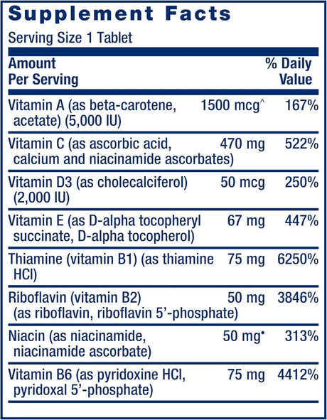 LIFE EXTENSION - Life Extension One-Per-Day Multivitamin 60 Tabletas - The Red Vitamin MX - Suplementos Alimenticios - {{ shop.shopifyCountryName }}