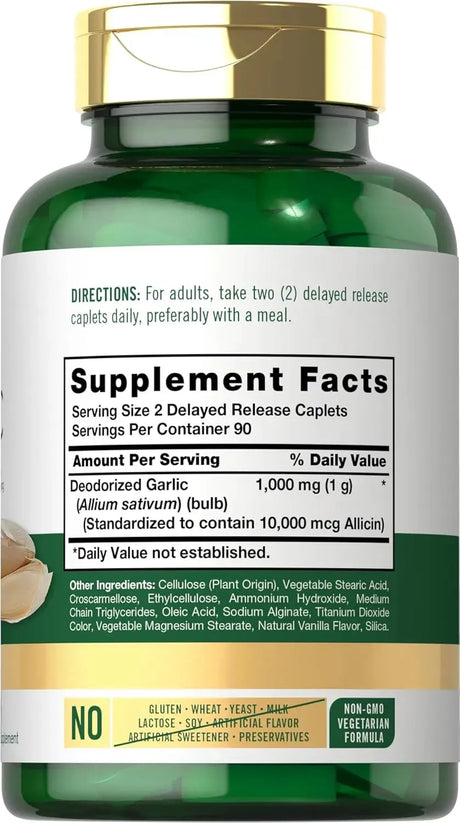 CARLYLE - Carlyle Garlic Supplement with High Allicin 1000Mg. 180 Tabletas - The Red Vitamin MX - Suplementos Alimenticios - {{ shop.shopifyCountryName }}