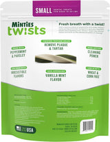 MINTIES - Minties Dental Twists for Dogs Tiny/Small Dogs 5-39 Lbs 680Gr. - The Red Vitamin MX - Cuidado Dental Para Perros - {{ shop.shopifyCountryName }}