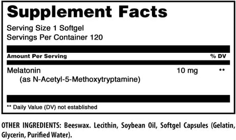 AMAZING FORMULAS - Amazing Formulas Melatonin 10Mg. 120 Capsulas Blandas - The Red Vitamin MX - Suplementos Alimenticios - {{ shop.shopifyCountryName }}