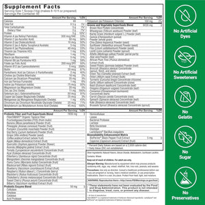 FORCE FACTOR - Force Factor Smarter Greens Superfoods Powder 30 Servicios 374Gr. - The Red Vitamin MX - Suplementos Alimenticios - {{ shop.shopifyCountryName }}