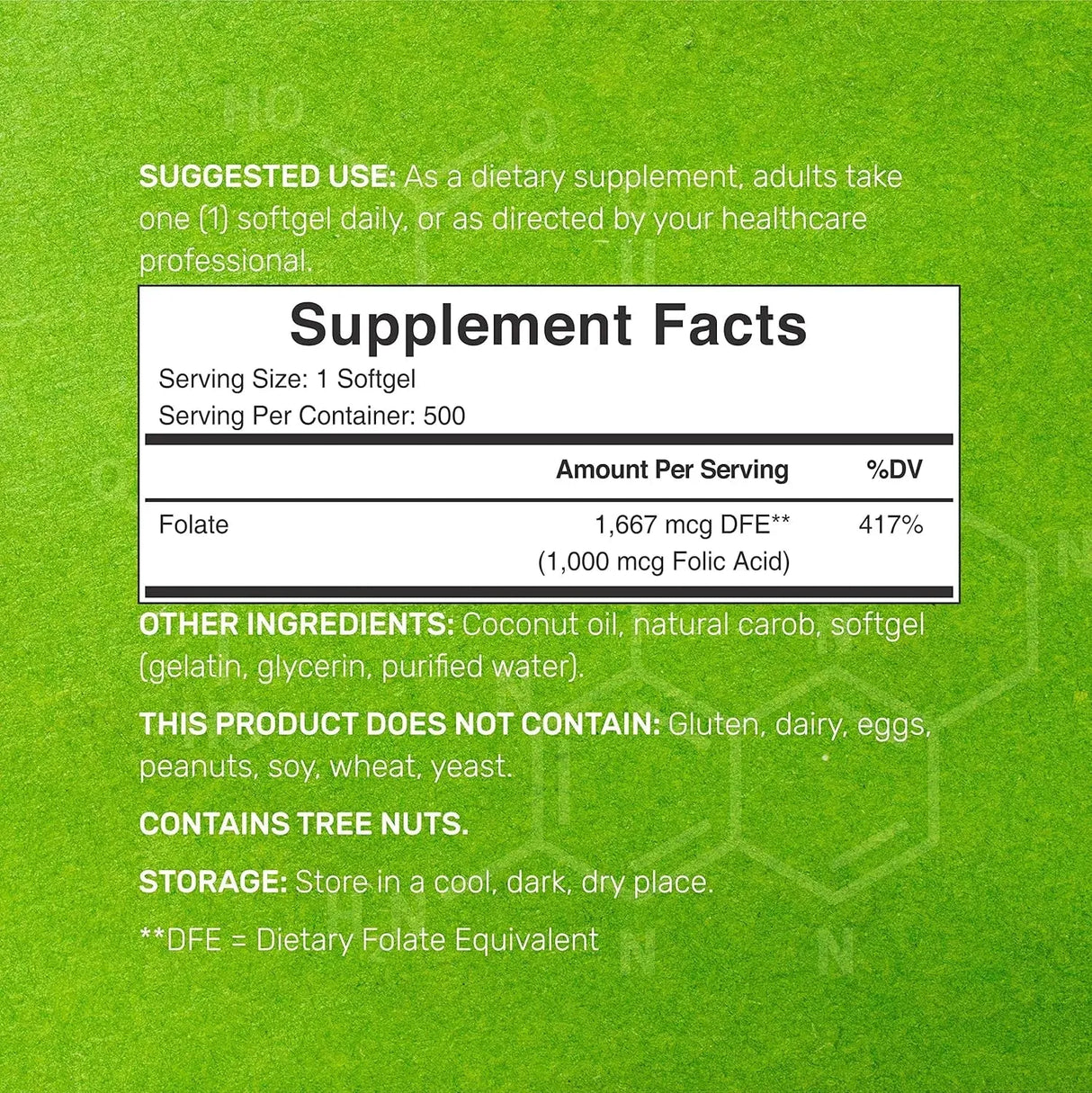 DEAL SUPPLEMENT - Deal Supplement Folic Acid 1000mcg 500 Capsulas Blandas - The Red Vitamin MX - Suplementos Alimenticios - {{ shop.shopifyCountryName }}
