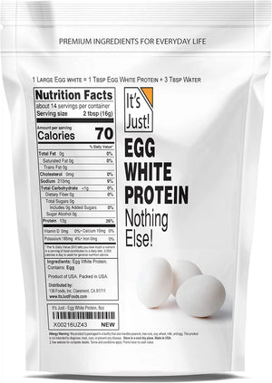 IT´S JUST! - It's Just! Egg White Protein Powder 227Gr. - The Red Vitamin MX - Suplementos Alimenticios - {{ shop.shopifyCountryName }}