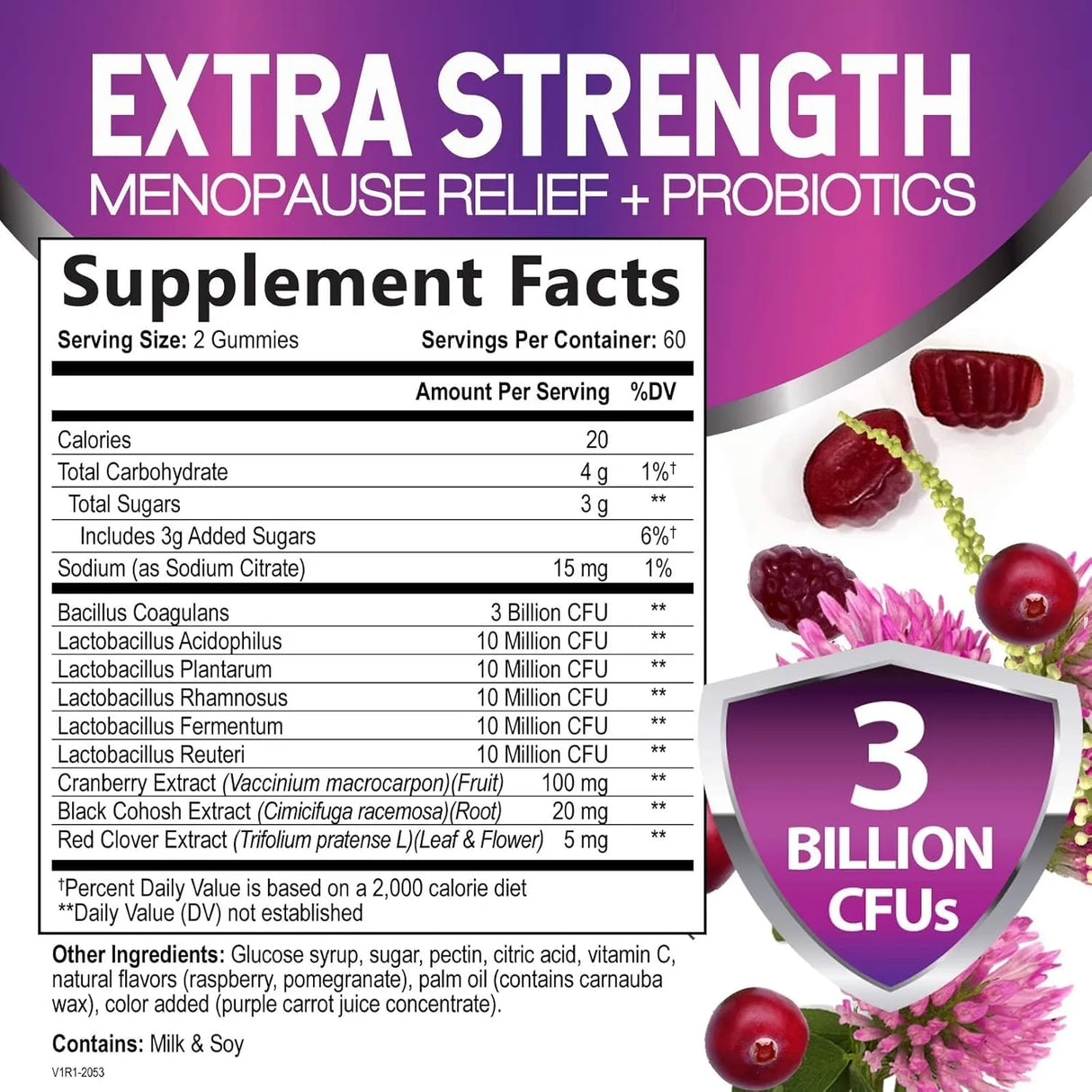 NATURE'S NUTRITION - Nature's Nutrition Menopause Probiotic 120 Gomitas - The Red Vitamin MX - Suplementos Alimenticios - {{ shop.shopifyCountryName }}