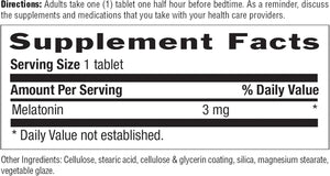 COUNTRY LIFE - Country Life Melatonin Sleep Aid 3Mg. 90 Tabletas - The Red Vitamin MX - Suplementos Alimenticios - {{ shop.shopifyCountryName }}