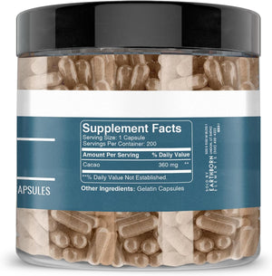 Earthborn Elements Cacao 200 Capsulas