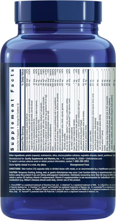 LIFE EXTENSION - Life Extension Mix 360 Capsulas - The Red Vitamin MX - Suplementos Alimenticios - {{ shop.shopifyCountryName }}