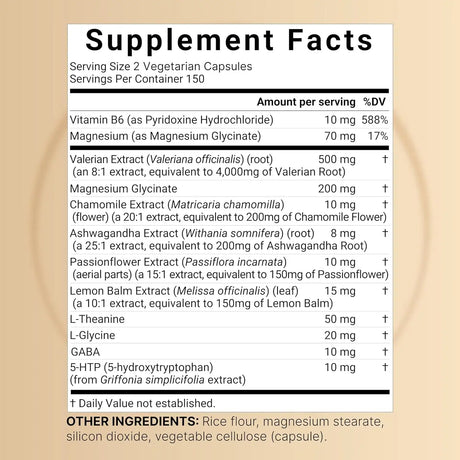 NATUREBELL - NatureBell Valerian Root Complex 300 Capsulas - The Red Vitamin MX - Suplementos Alimenticios - {{ shop.shopifyCountryName }}