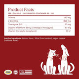 Fera Pets Cardiac Supplement for Dogs & Cats 60 Capsulas
