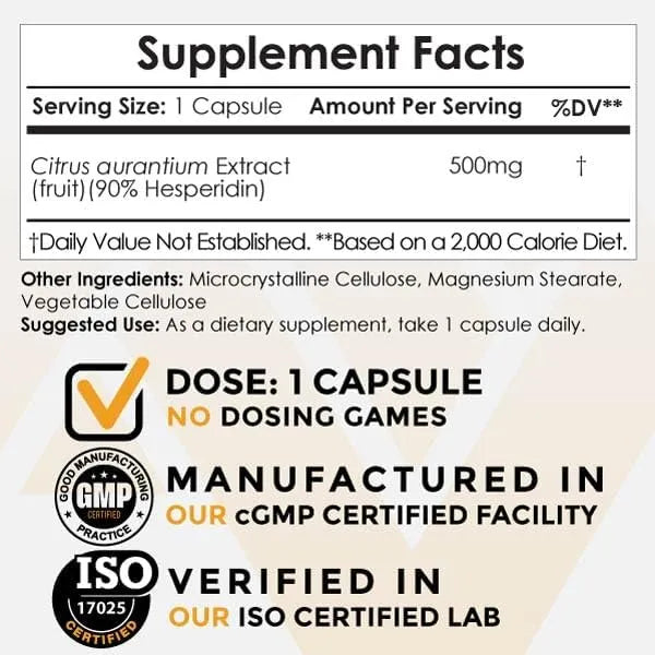 NOOTROPICS DEPOT - Nootropics Depot Hesperidin 500Mg. 180 Capsulas - The Red Vitamin MX - Suplementos Alimenticios - {{ shop.shopifyCountryName }}