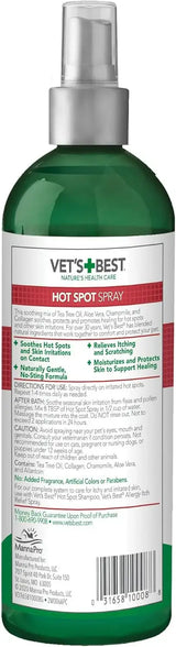 VET'S BEST - Vet's Best Dog Hot Spot Itch Relief Spray for Dogs 16 Fl.Oz. - The Red Vitamin MX - Remedios Para La Picazón De Perros - {{ shop.shopifyCountryName }}