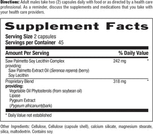 COUNTRY LIFE - Country Life Saw Palmetto & Pygeum Extract 90 Capsulas - The Red Vitamin MX - Suplementos Alimenticios - {{ shop.shopifyCountryName }}