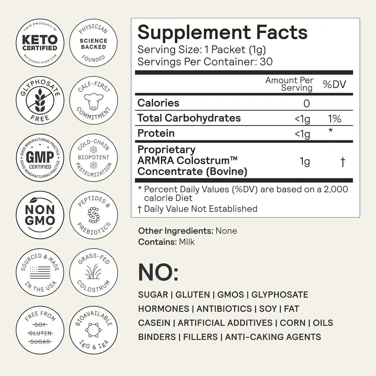 ARMRA - ARMRA Colostrum Premium Powder Unflavored 30 Paquetes - The Red Vitamin MX - Suplementos Alimenticios - {{ shop.shopifyCountryName }}