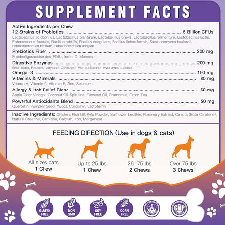 DR FOSTER - DR FOSTER Probiotics for Dogs 120 Masticables - The Red Vitamin MX - Probióticos Para Perros - {{ shop.shopifyCountryName }}