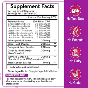ZWLLOOD - Zwllood Menopause Probiotics 60 Capsulas - The Red Vitamin MX - Suplementos Alimenticios - {{ shop.shopifyCountryName }}