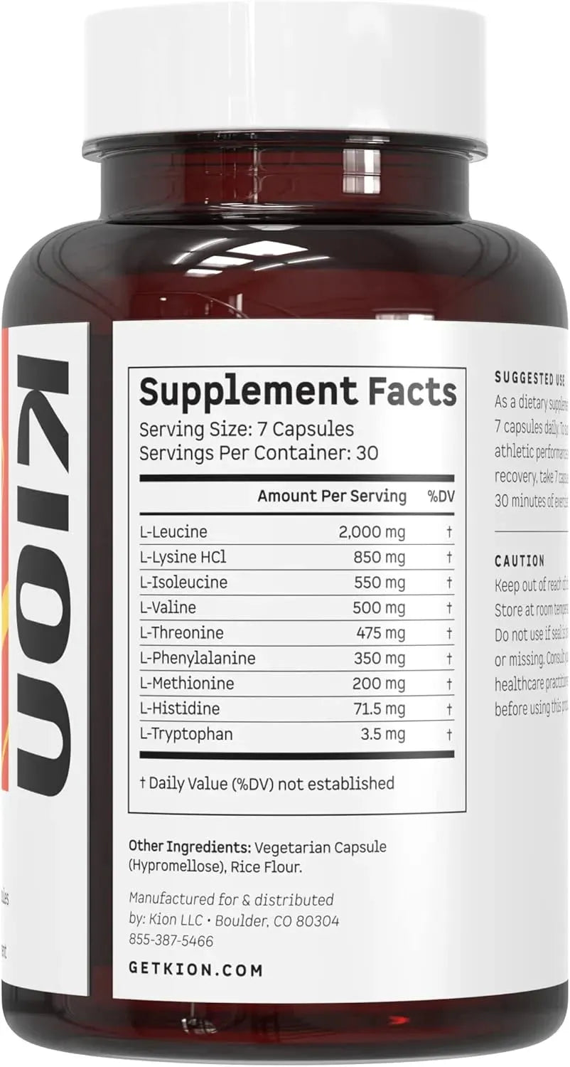 KION - Kion Aminos Essential Amino Acids 210 Capsulas - The Red Vitamin MX - Suplementos Alimenticios - {{ shop.shopifyCountryName }}