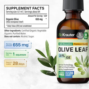 BIOKRAUTER - BIO KRAUTER Olive Leaf Extract Liquid 2 Fl.Oz. - The Red Vitamin MX - Suplementos Alimenticios - {{ shop.shopifyCountryName }}