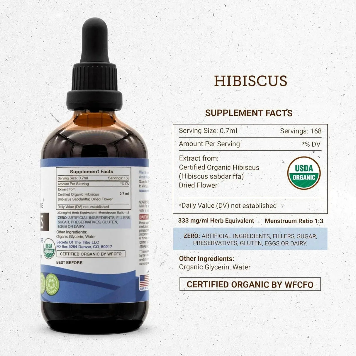 SECRETS OF THE TRIBE - Secrets of the Tribe Hibiscus Tincture Alcohol-Free Liquid Extract 4 Fl.Oz. - The Red Vitamin MX - Suplementos Alimenticios - {{ shop.shopifyCountryName }}