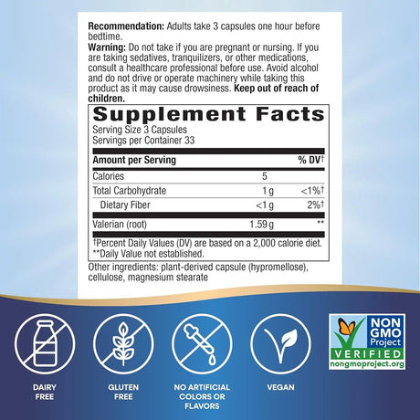 NATURE'S WAY - Nature's Way Valerian Root 100 Capsulas 2 Pack - The Red Vitamin MX - Suplementos Alimenticios - {{ shop.shopifyCountryName }}