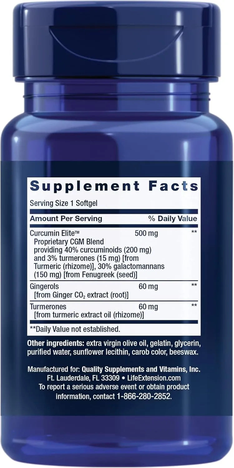 LIFE EXTENSION - Life Extension Advanced Curcumin Elite Turmeric Extract Ginger & Turmerones 30 Capsulas Blandas - The Red Vitamin MX - Suplementos Alimenticios - {{ shop.shopifyCountryName }}