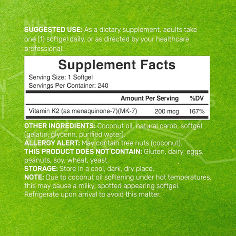 DEAL SUPPLEMENT - Deal Supplement Vitamin K2 MK-7 240 Capsulas Blandas - The Red Vitamin MX - Suplementos Alimenticios - {{ shop.shopifyCountryName }}