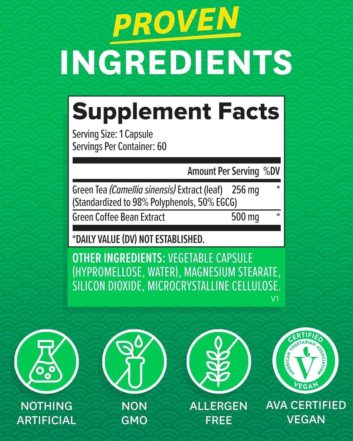 ZENWISE HEALTH - Zenwise Health Green Tea Extract with Green Coffee Bean Extract 60 Capsulas - The Red Vitamin MX - Suplementos Alimenticios - {{ shop.shopifyCountryName }}