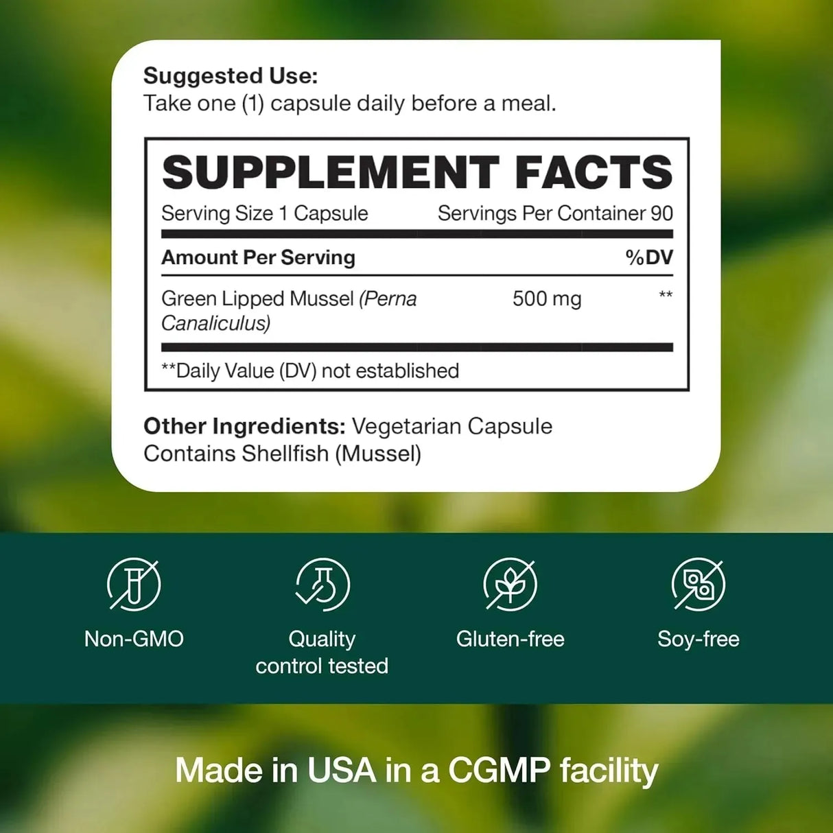 FRESH NUTRITION - Fresh Nutrition Green Lipped Mussel 90 Capsulas - The Red Vitamin MX - Suplementos Alimenticios - {{ shop.shopifyCountryName }}