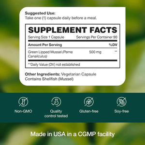 FRESH NUTRITION - Fresh Nutrition Green Lipped Mussel 90 Capsulas - The Red Vitamin MX - Suplementos Alimenticios - {{ shop.shopifyCountryName }}