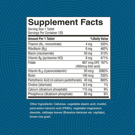 NATURES SUNSHINE - Nature's Sunshine Balanced B Complex 120 Tabletas - The Red Vitamin MX - Suplementos Alimenticios - {{ shop.shopifyCountryName }}