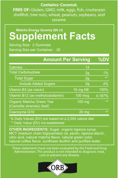 4 YOUR WELLNESS - 4 Your Wellness Matcha Organic Green Tea Energy Gummies 60 Gomitas - The Red Vitamin MX - Suplementos Alimenticios - {{ shop.shopifyCountryName }}