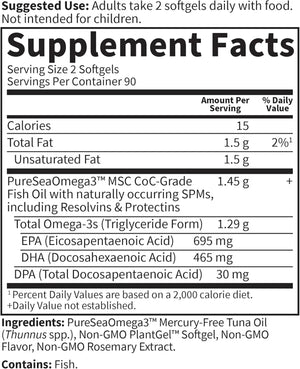 GARDEN OF LIFE - Garden of Life Dr. Formulated Advanced Omega Fish Oil 180 Capsulas Blandas - The Red Vitamin MX - Suplementos Alimenticios - {{ shop.shopifyCountryName }}