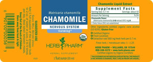 HERB PHARM - Herb Pharm Certified Organic Chamomile Liquid Extract 1 Fl.Oz. - The Red Vitamin MX - Suplementos Alimenticios - {{ shop.shopifyCountryName }}