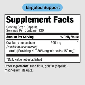 PUREFORMULAS - PureFormulas Cranberry 500Mg. 120 Capsulas - The Red Vitamin MX - Suplementos Alimenticios - {{ shop.shopifyCountryName }}