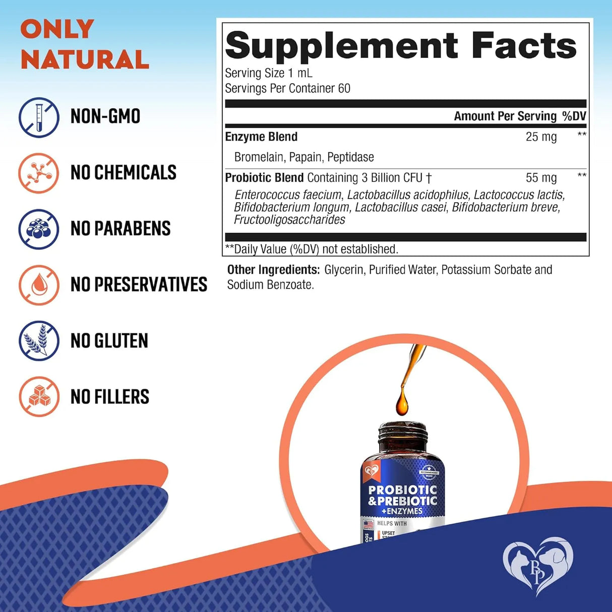 BELOVED PETS - Beloved Pets Probiotics & Prebiotics with Enzymes for Dogs and Cats 2 Fl.Oz. - The Red Vitamin MX - Probióticos Para Perros - {{ shop.shopifyCountryName }}