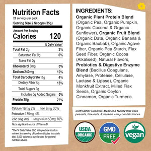 EARTHCHIMP - EarthChimp Organic Vegan Protein Powder 26 Servicios Vanilla 910Gr. - The Red Vitamin MX - Suplementos Alimenticios - {{ shop.shopifyCountryName }}
