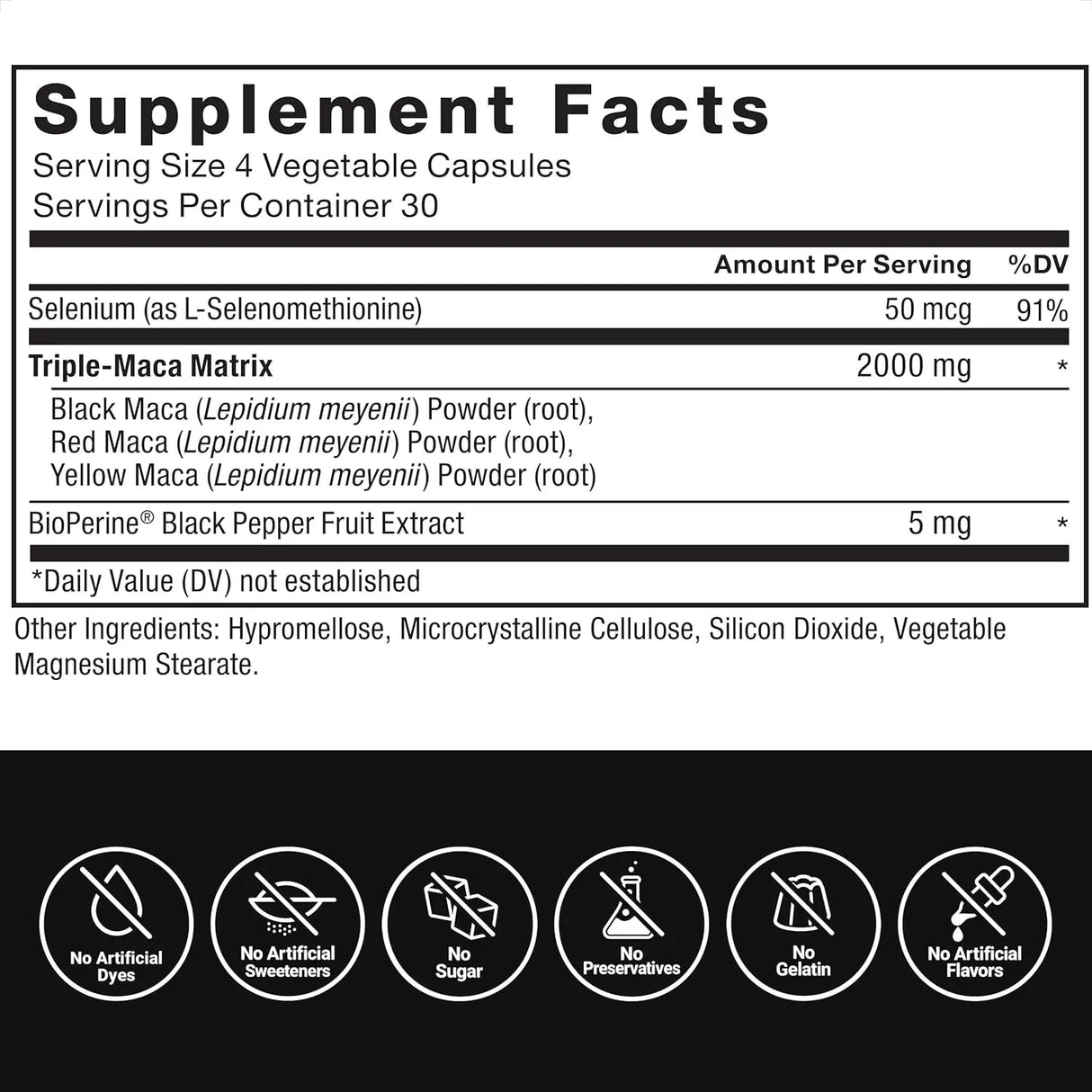 FORCE FACTOR - Force Factor Maca Max 2000Mg. 120 Capsulas - The Red Vitamin MX - Suplementos Alimenticios - {{ shop.shopifyCountryName }}