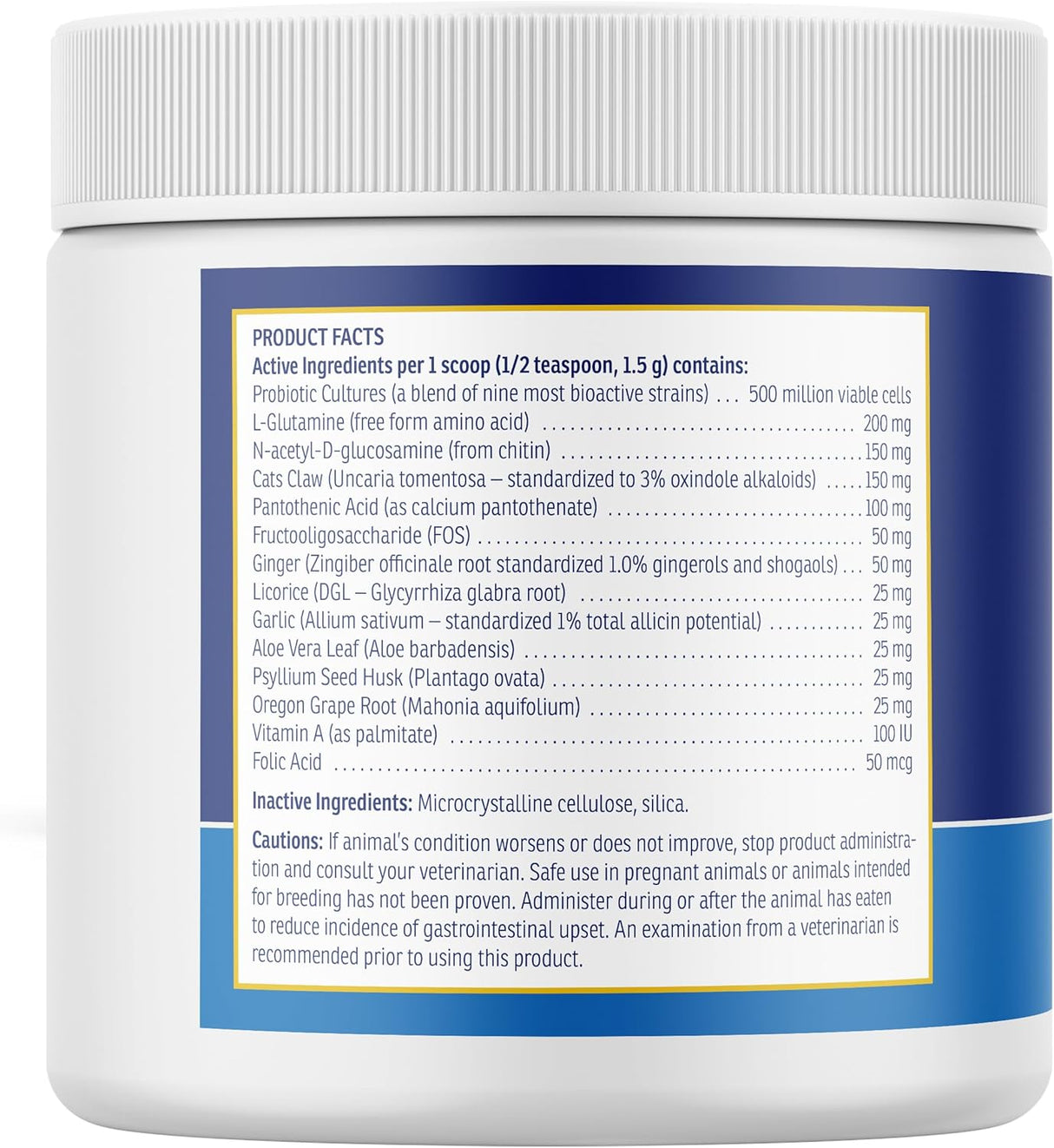 Rx Vitamins NutriGest Dog Probiotics for Digestive Health 132Gr.