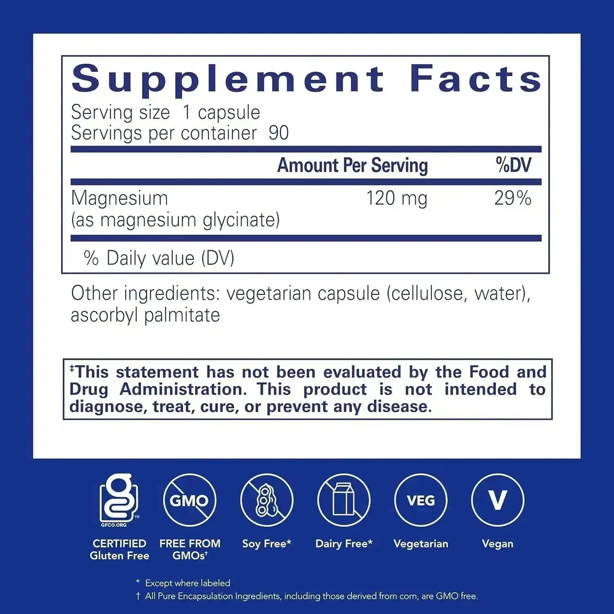 PURE ENCAPSULATIONS - Pure Encapsulations Magnesium Glycinate 90 Capsulas - The Red Vitamin MX - Suplementos Alimenticios - {{ shop.shopifyCountryName }}