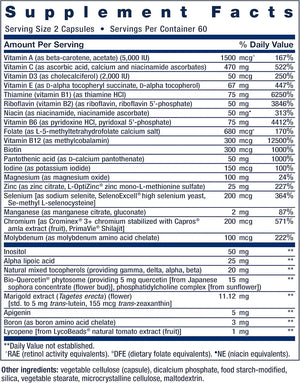 LIFE EXTENSION - Life Extension Two-Per-Day Multivitamin 120 Capsulas - The Red Vitamin MX - Suplementos Alimenticios - {{ shop.shopifyCountryName }}