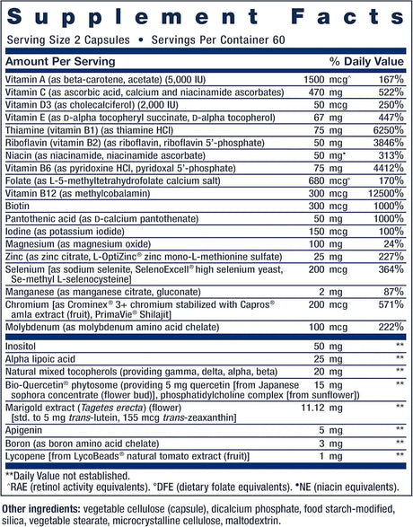 LIFE EXTENSION - Life Extension Two-Per-Day Multivitamin 120 Capsulas - The Red Vitamin MX - Suplementos Alimenticios - {{ shop.shopifyCountryName }}