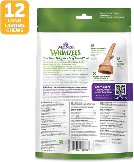 WELLNESS WHIMZEES - WHIMZEES Wellness Occupy Dog Dental Treats Medium Size 12 Piezas - The Red Vitamin MX - Cuidado Dental Para Perros - {{ shop.shopifyCountryName }}