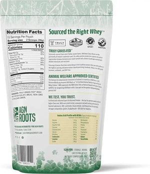 AGN ROOTS - AGN Roots Grass Fed Whey Protein Powder Isolate Unflavored 454Gr. - The Red Vitamin MX - Suplementos Alimenticios - {{ shop.shopifyCountryName }}