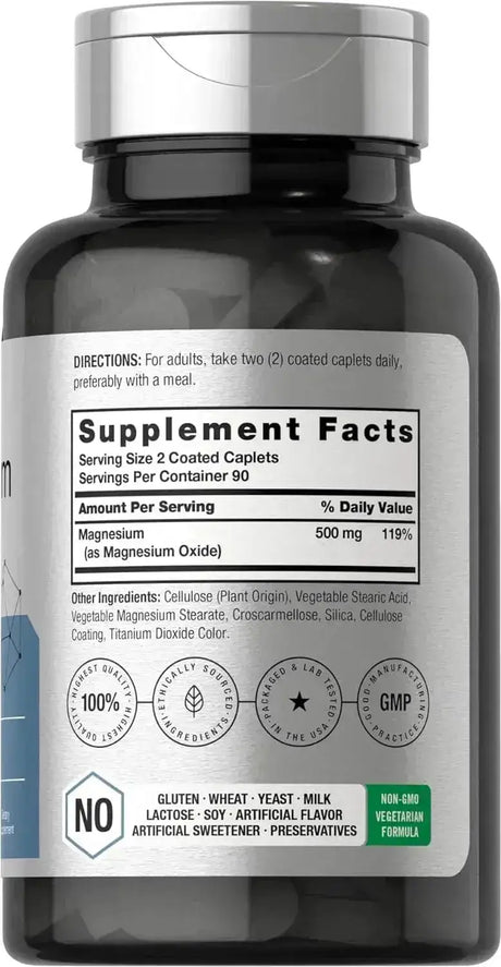HORBAACH - Horbaach Magnesium 500Mg. 180 Tabletas - The Red Vitamin MX - Suplementos Alimenticios - {{ shop.shopifyCountryName }}