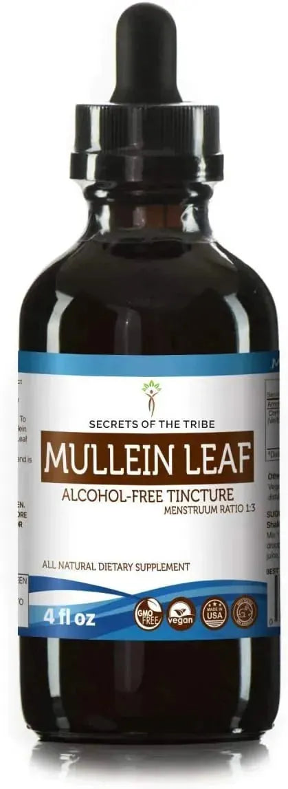 SECRETS OF THE TRIBE - Secrets of the Tribe Mullein Leaf Alcohol-Free Liquid Extract 4 Fl.Oz. - The Red Vitamin MX - Suplementos Alimenticios - {{ shop.shopifyCountryName }}