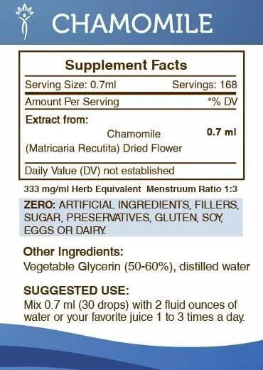 SECRETS OF THE TRIBE - Secrets of the Tribe Chamomile Alcohol-Free Liquid Extract 4 Fl.Oz. - The Red Vitamin MX - Suplementos Alimenticios - {{ shop.shopifyCountryName }}