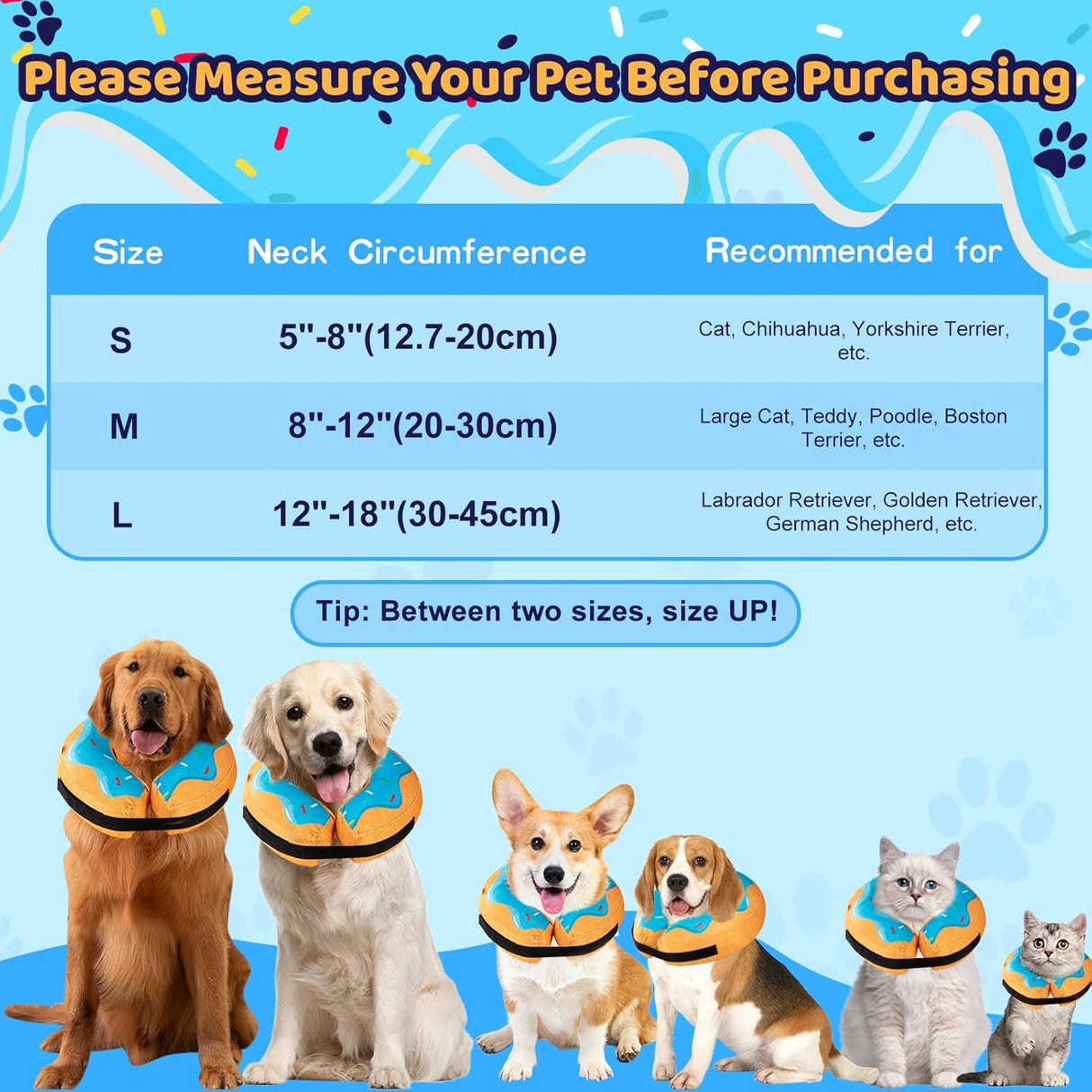 Grand Line Donut Inflatable Collar MEDIUM